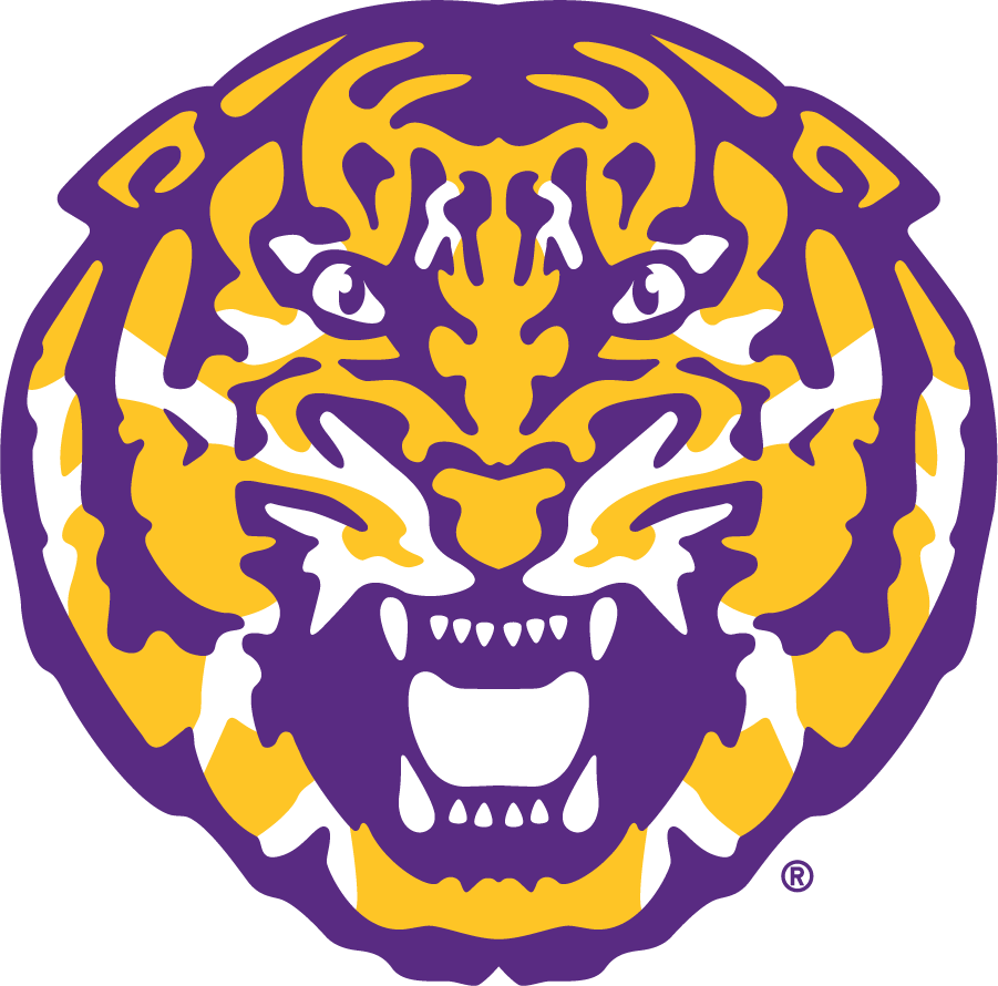 LSU Tigers 2017-Pres Secondary Logo diy iron on heat transfer